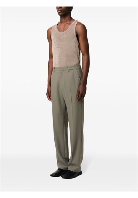 pantaloni straight uomo beige AMI PARIS | HTR506.WV00660953